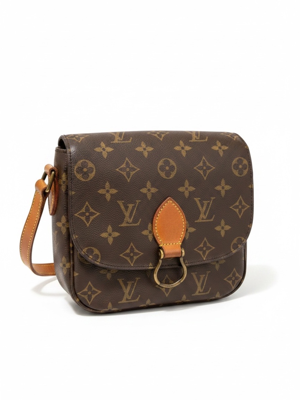 Louis Vuitton Saint Cloud MM Monogram Crossbody Bag | Vintage 1989 | Made in Fra